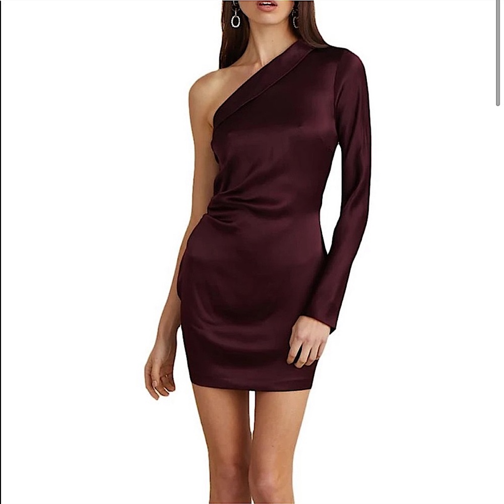 Bec+Bridge One Shoulder Caroline Mini Dress US 2